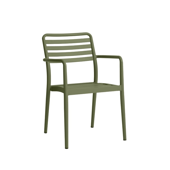 Messina καρέκλα - Πράσινο του βρύου αλουμίνιο - 1898