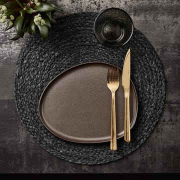 Raw Organic lunch πιάτο 24x21 εκ - Metallic Brown - Aida