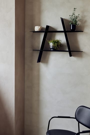 A-Shelf ράφι τοίχου Large 78x12x67 εκ - Black - Andersen Furniture