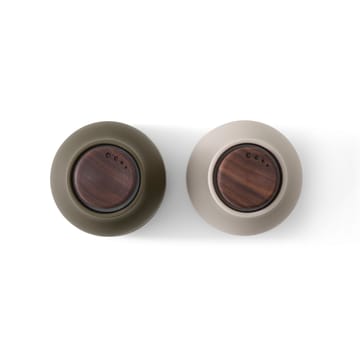 Μύλος μπαχαρικών Bottle Grinder Small 2-pack - Hunting green-beige-walnut - Audo Copenhagen