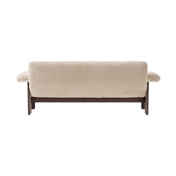 Διθέσιος καναπές, Brasilia - Dark oak-Nature sheepskin curly - Audo Copenhagen