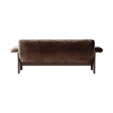 Διθέσιος καναπές, Brasilia - Dark oak-Sahara sheepskin curly - Audo Copenhagen