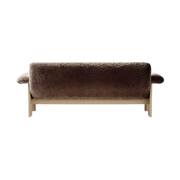 Διθέσιος καναπές, Brasilia - Natural oak-Sahara sheepskin curly - Audo Copenhagen