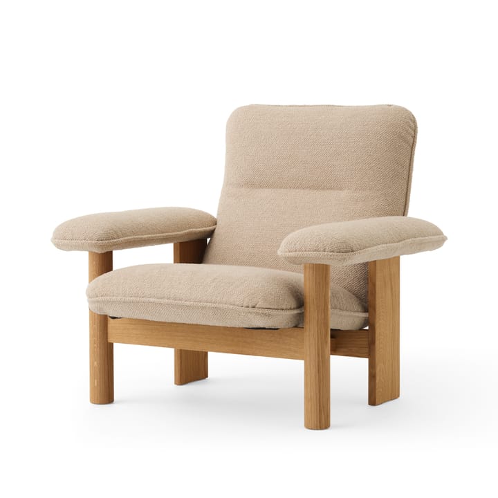 Πολυθρόνα Brasilia - Oiled oak-Bouclé 02 beige - Audo Copenhagen