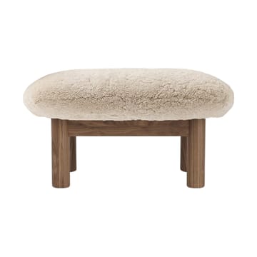 Υποπόδιο Brasilia - Walnut-Nature sheepskin curly - Audo Copenhagen