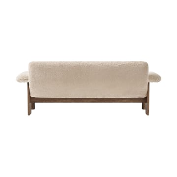 Διθέσιος καναπές, Brasilia - Walnut-Nature sheepskin curly - Audo Copenhagen