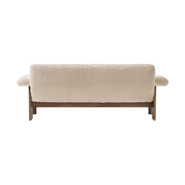 Διθέσιος καναπές, Brasilia, Walnut-Nature sheepskin curly Audo Copenhagen