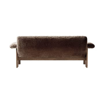 Διθέσιος καναπές, Brasilia - Walnut-Sahara sheepskin curly - Audo Copenhagen