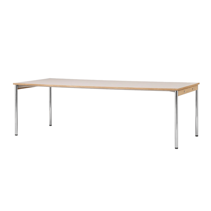 Co Table τραπέζι συνεδριάσεων 240x100cm - Chrome-laminate creme - Audo Copenhagen