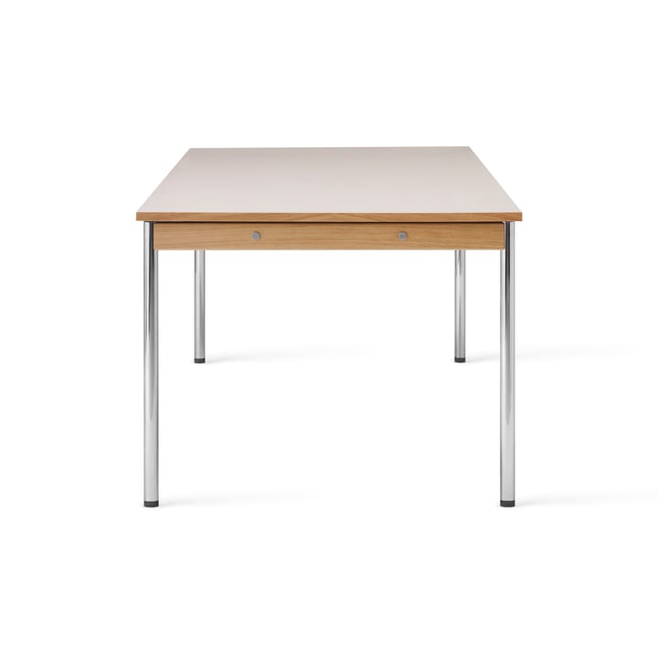 Co Table τραπέζι συνεδριάσεων 240x100cm, Chrome-laminate creme Audo Copenhagen