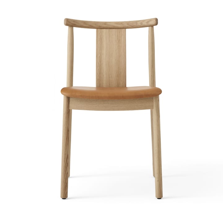 Merkur καρέκλα με μαξιλάρι, Oak- Dakar 0250 cognac Audo Copenhagen