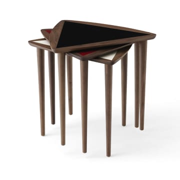 Umanoff nesting τραπέζι - Walnut-Black - Audo Copenhagen