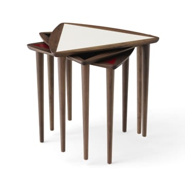 Umanoff nesting τραπέζι - Walnut-fog - Audo Copenhagen