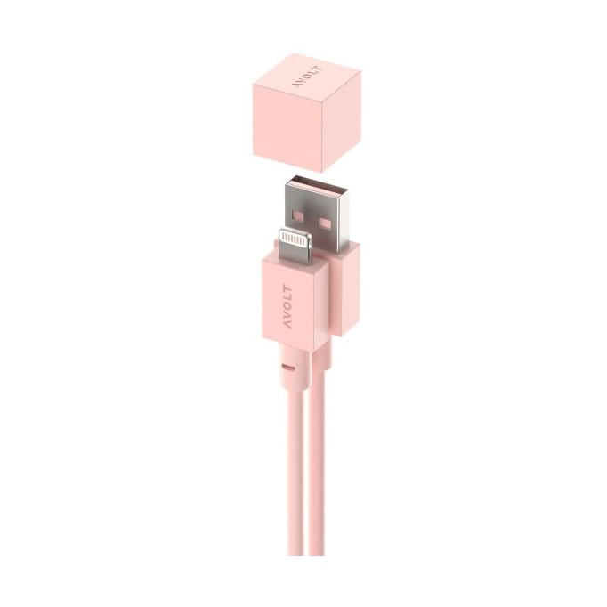 Cable 1 Καλώδιο USB-A σε Lightning 1,7 m - Pink - Avolt