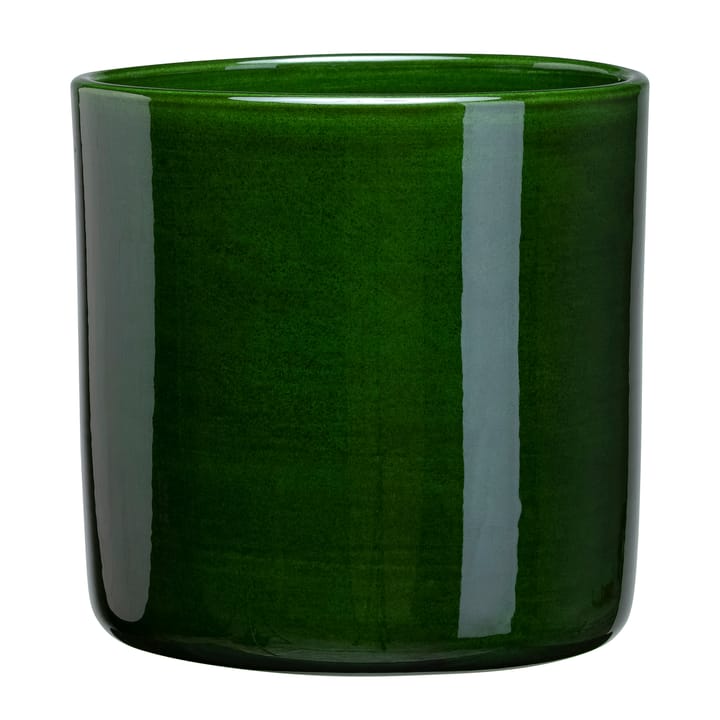 Romeo γλάστρα επισμαλτωμένη Ø17 cm - πράσινο - Bergs Potter