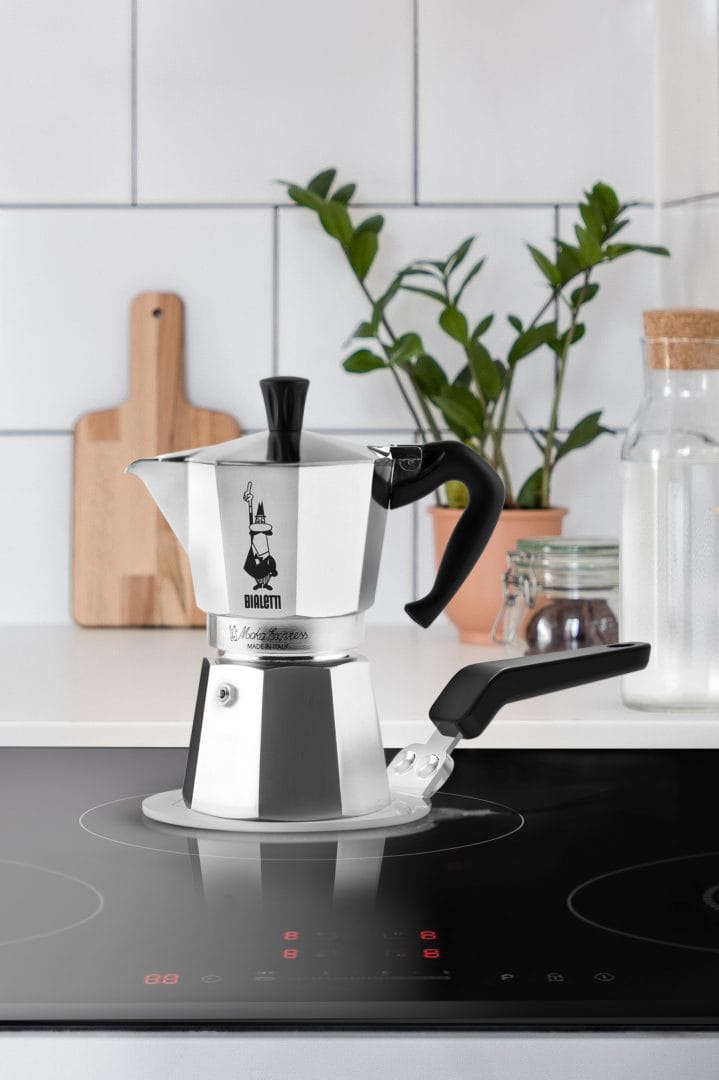 Πλάκα επαγωγής Bialetti Ø13 cm, Α�σημί-μαύρο Bialetti