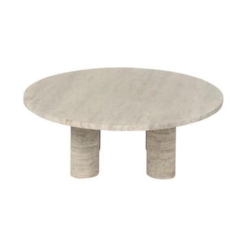 Τραπεζάκι σαλονιού Volos L Ø75 cm - Travertine - blomus