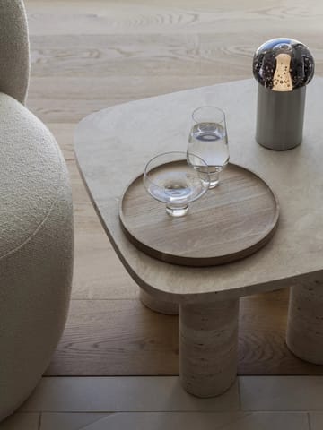 Πλαϊνό τραπεζάκι Volos S 52x52 cm - Travertine - blomus