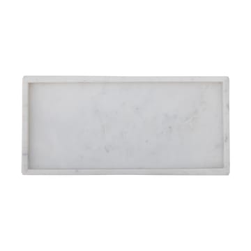 Majsa διακοσμητικός δίσκος 18x38 cm - White marble - Bloomingville