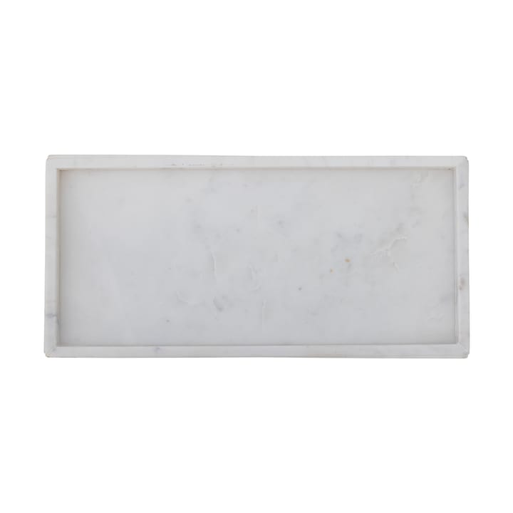 Majsa διακοσμητικός δίσκος 18x38 cm, White marble Bloomingville