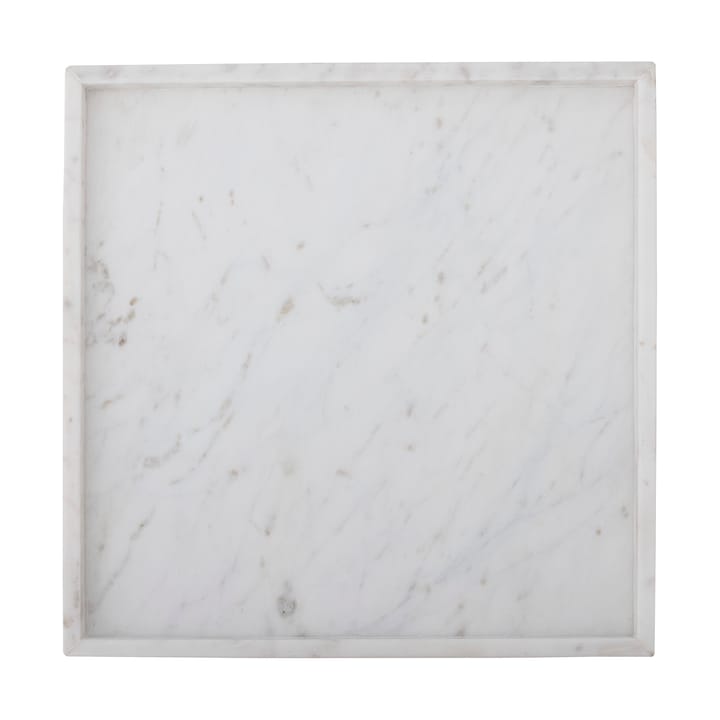 Majsa διακοσμητικός δίσκος 35x35 cm, White marble Bloomingville