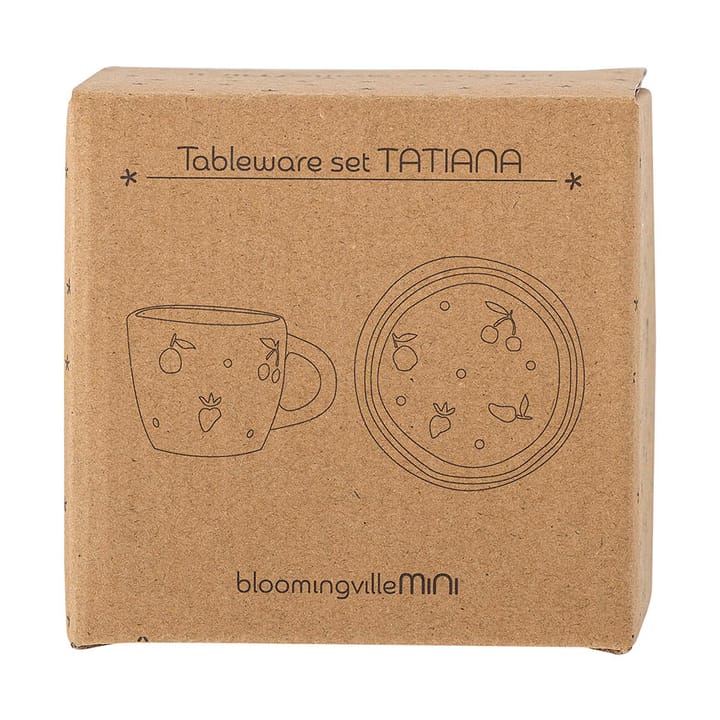 Σετ σερβίτσιων Tatiana 2 τεμαχίων, Άσπρο Bloomingville