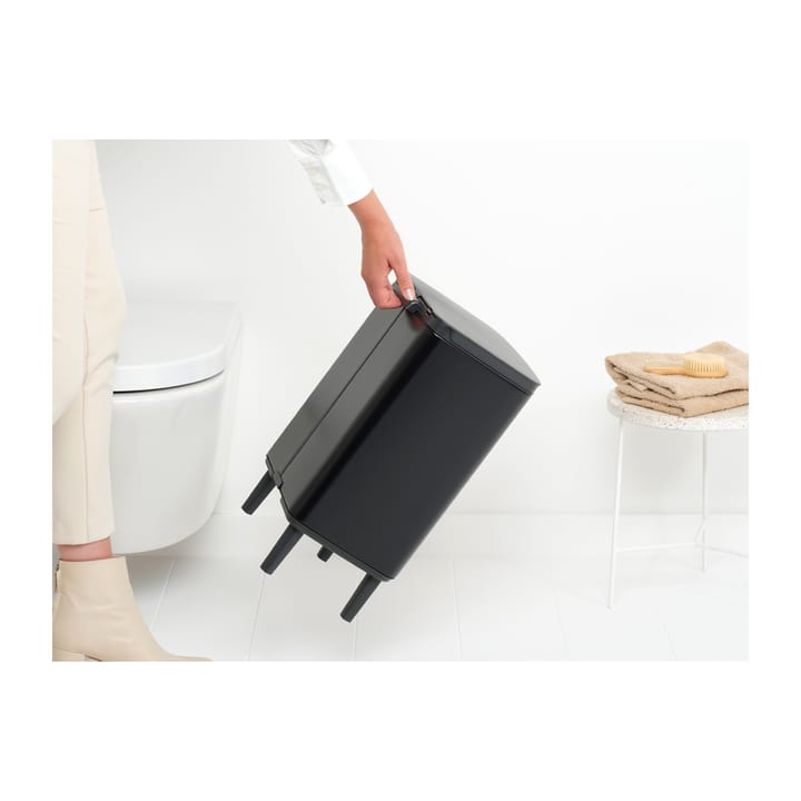 Κάδος απορριμμάτων Bo ψηλό 12 L, Matte black Brabantia