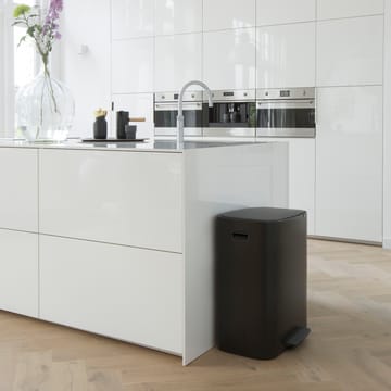 Bo κάδος με πεντάλ 2x30 L - μαύρο - Brabantia