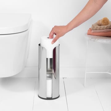 Brabantia χαρτοθήκη μπάνιου 3 ρολά - λαμπερό ατσάλι - Brabantia