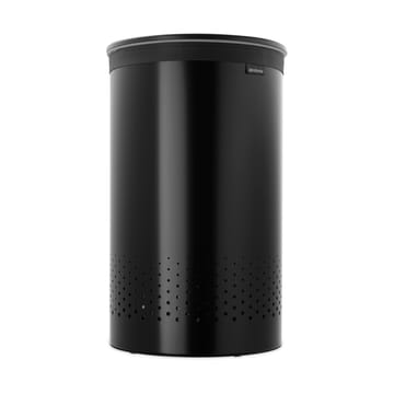 Brabantia καλάθι ρούχων με πλαστικό καπάκι 60 L - Ματ μαύρο - Brabantia