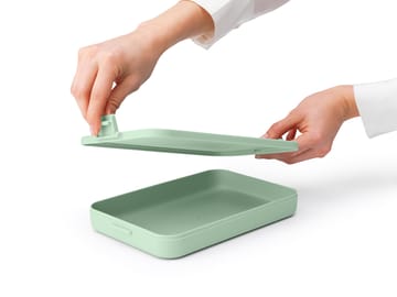 Make & Take lunch box flat. 1.1 L - Jade Green - Brabantia