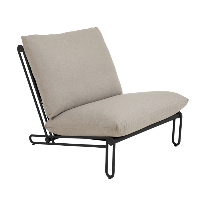 Blixt πολυθρόνα lounge - Μάυρο-clay beige - Brafab