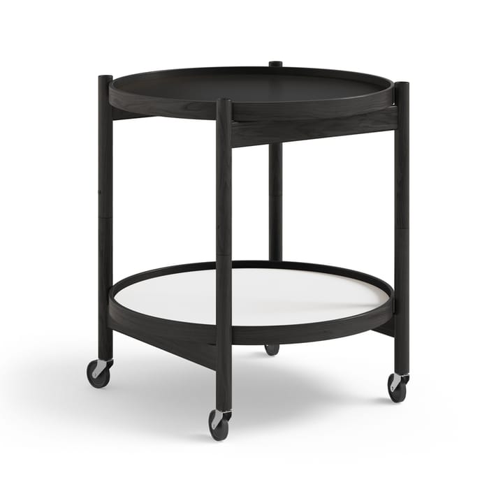 Τραπέζι με ροδάκια Bølling Tray Table model 50  - Base-μαύρη λακαρισμένη βάση δρυός - Brdr. Krüger