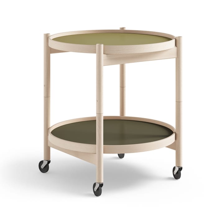 Τραπέζι με ροδάκια Bølling Tray Table model 50  - Leaf-ανεπεξέργαστη βιβλιοθήκη - Brdr. Krüger