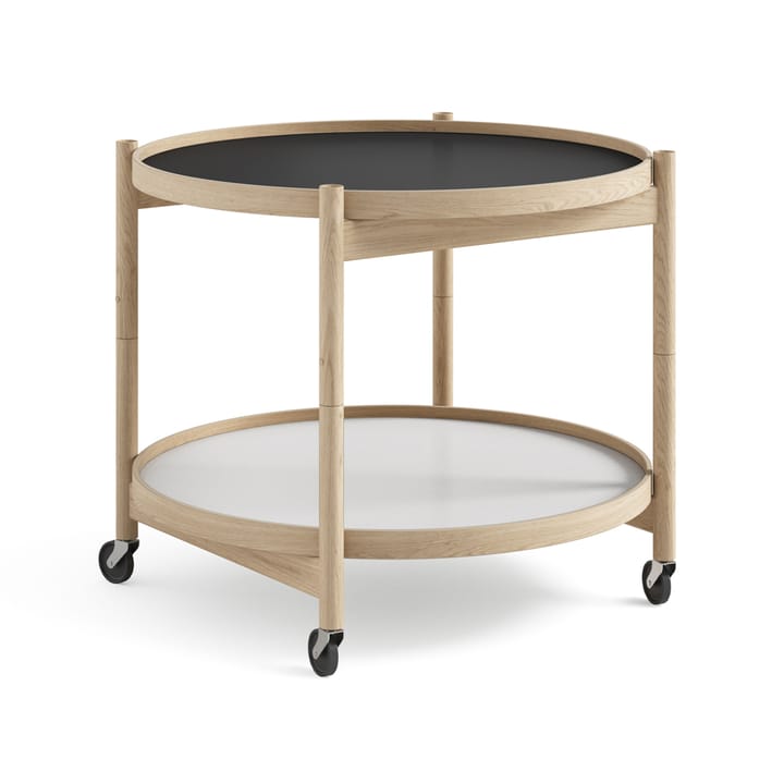 Τραπέζι με ροδάκια Bølling Tray Table model 60  - Base-ακατέργαστο ράφι βιβλίου - Brdr. Krüger