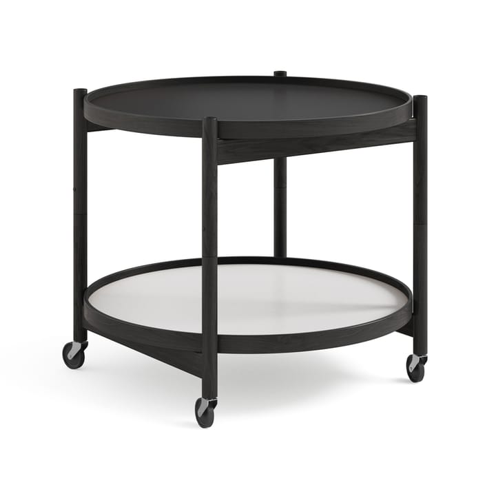 Τραπέζι με ροδάκια Bølling Tray Table model 60  - Base-μαύρη λακαρισμένη βάση δρυός - Brdr. Krüger