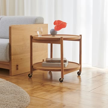 Τραπέζι με ροδάκια Bølling Tray Table model 60  - Earth-ακατέργαστο τραπέζι δρυός - Brdr. Krüger