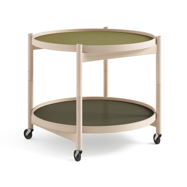 Τραπέζι με ροδάκια Bølling Tray Table model 60  - Leaf-ανεπεξέργαστη βιβλιοθήκη - Brdr. Krüger