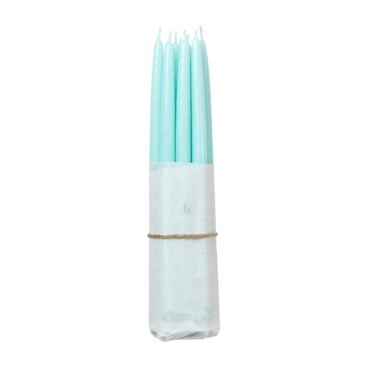 Broste Copenhagen βουτηγμένα κεριά αντίκες 10-pack - Mint green - Broste Copenhagen