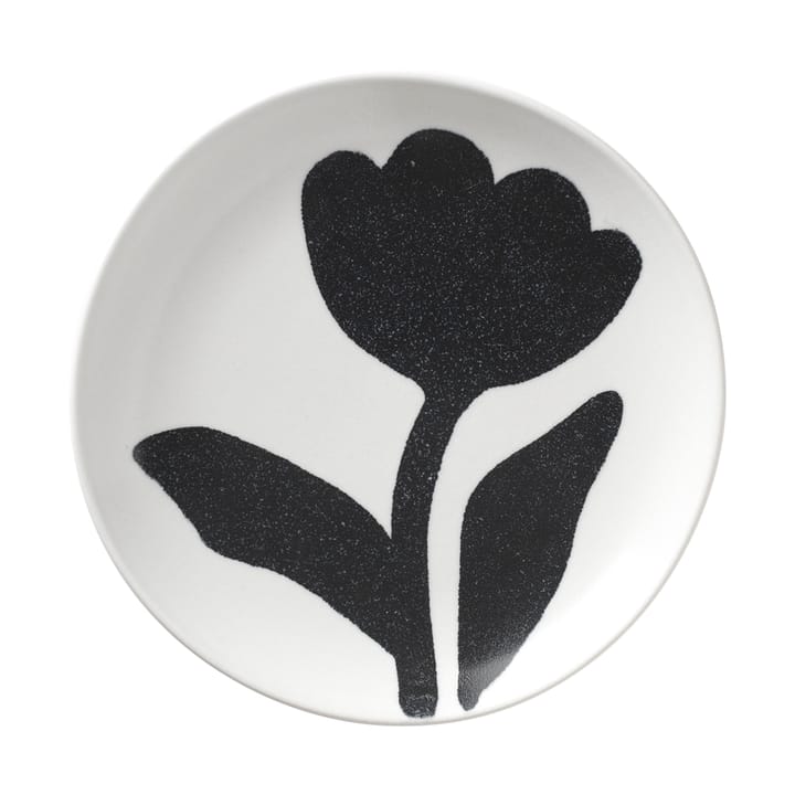 Πιάτο Flora Ø15 cm - Black-off white - Broste Copenhagen