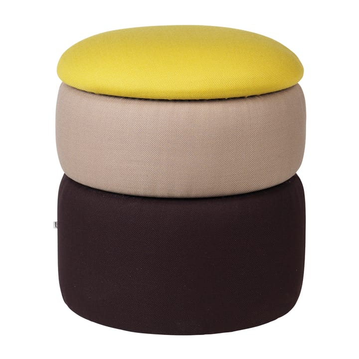 Pond μαξιλάρι δαπέδου 42 cm - Yellow-beige-dark grape - Broste Copenhagen