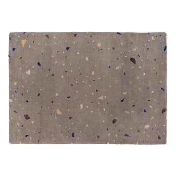 Terrazzo μάλλινο χαλί 140x200 cm - καφέ του κεραμικού-μπλε στίγματα - Broste Copenhagen