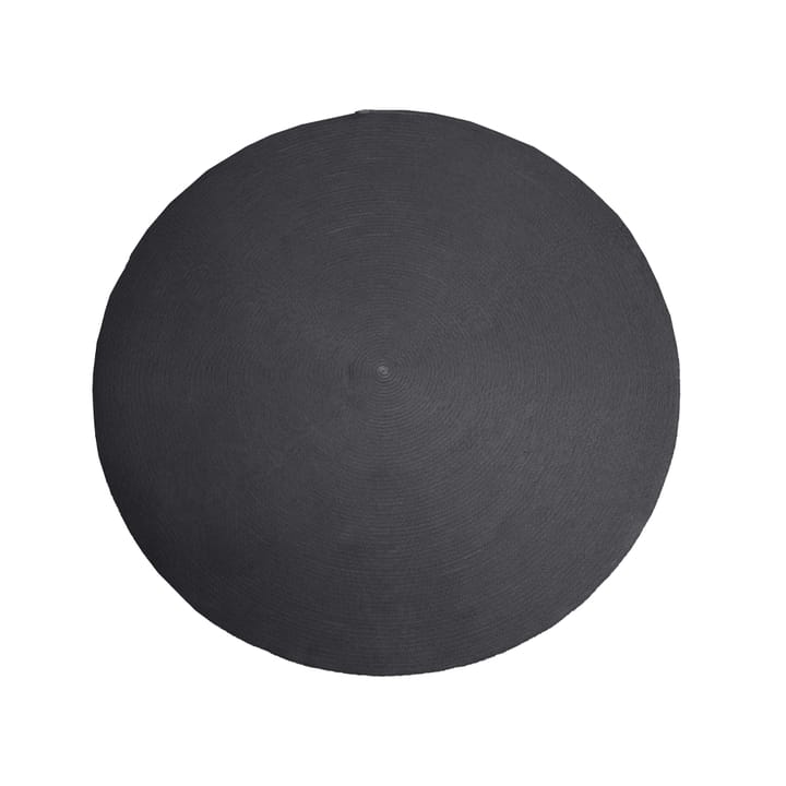 Χαλί Circle στρογγυλό - Σκούρο γκρι, Ø200cm - Cane-line