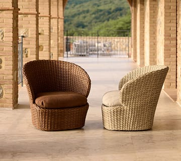 Coast πολυθρόνα lounge swivel - Sand (Flat Weave) - Cane-line