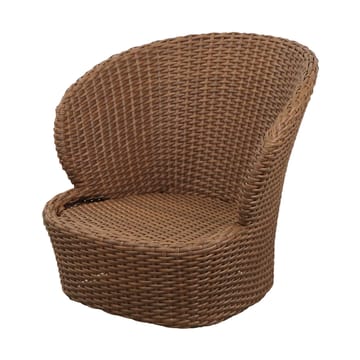 Coast πολυθρόνα lounge swivel - Umber brown (Flat Weave) - Cane-line