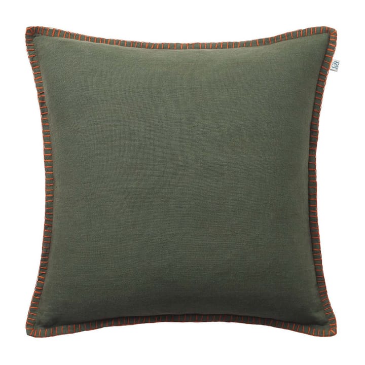 Arun κάλλυμα μαξιλαριού 50x50 εκ - Forest green-terracotta - Chhatwal & Jonsson