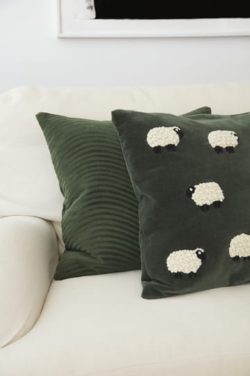 Κάλυμμα μαξιλαριού Sheep 50x50 εκ - Forest green - Chhatwal & Jonsson