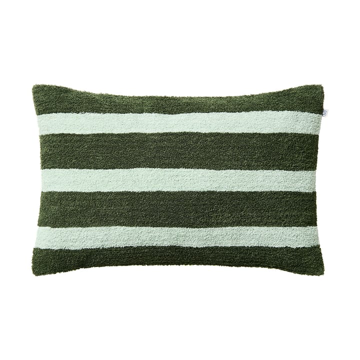 Μαξιλαροθήκη Stripe linen boucle 40x60 cm - Cactus green-aqua - Chhatwal & Jonsson