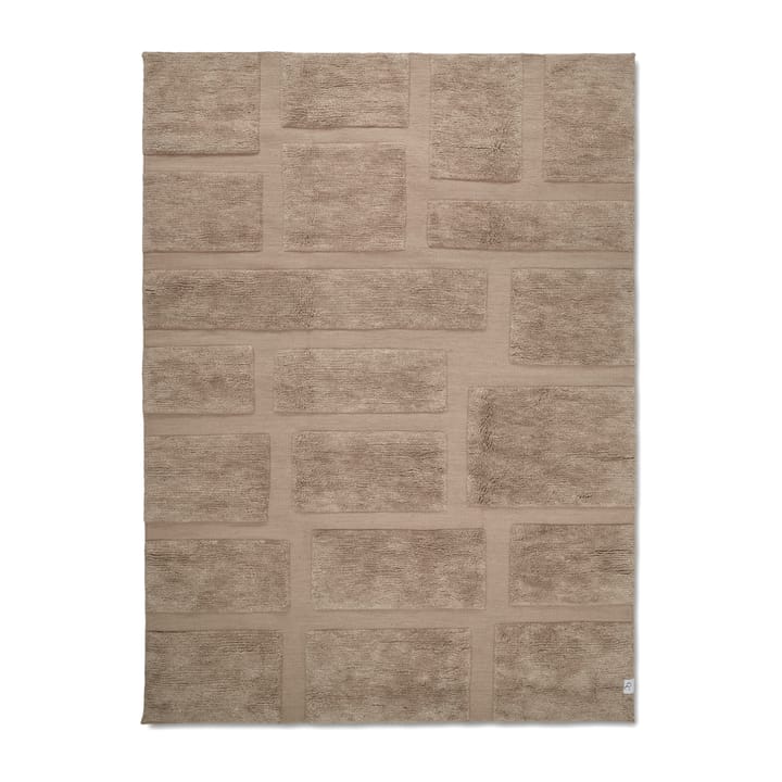 Μάλλινο χαλί Bricks 170x230 cm, Μπεζ Classic Collection