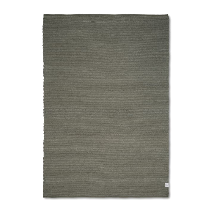 Μάλλινο χαλί Merino 140x200 εκ - Σκούρο πράσινο - Classic Collection